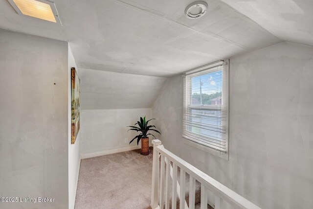 4309 Cavelle Ave, Louisville, KY 40213 - additional living space featuring lofted ceiling, carpet floors, and baseboards