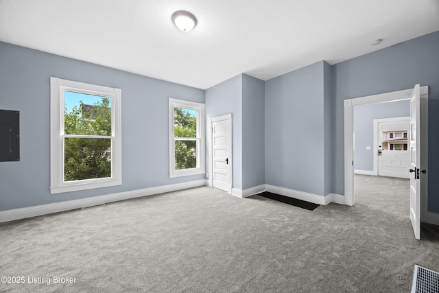 113 Mckay Ave, Bloomfield, KY 40008 - unfurnished bedroom with carpet floors, baseboards, and electric panel