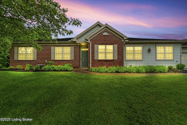 5106 Telford Ln, Louisville, KY 40241 - ranch-style home featuring a yard and brick siding