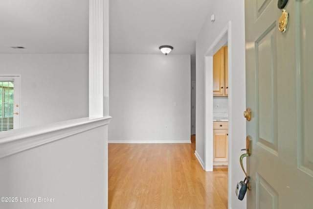 5106 Telford Ln, Louisville, KY 40241 - hall featuring light wood-style floors and baseboards