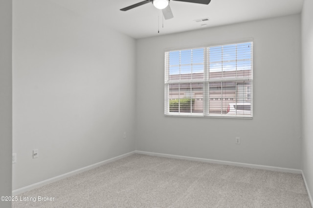 5106 Telford Ln, Louisville, KY 40241 - unfurnished room with ceiling fan, carpet floors, and baseboards