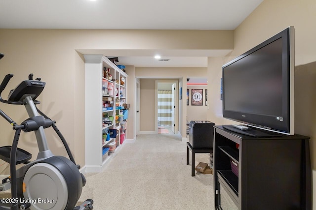 13318 Stepping Stone Way, Louisville, KY 40299 - home office featuring light carpet and baseboards