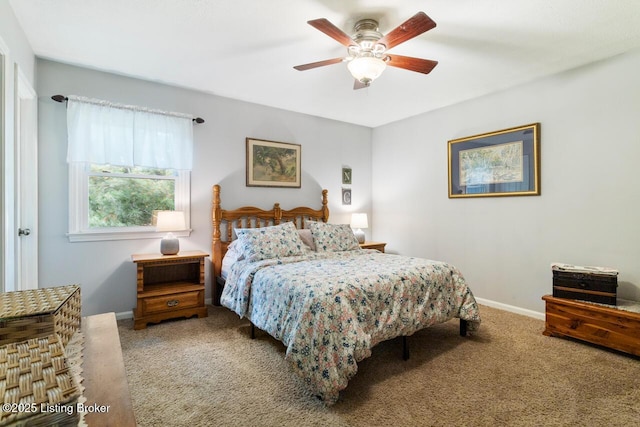 12115 Alpine Way, Goshen, KY 40026 - carpeted bedroom featuring baseboards and ceiling fan