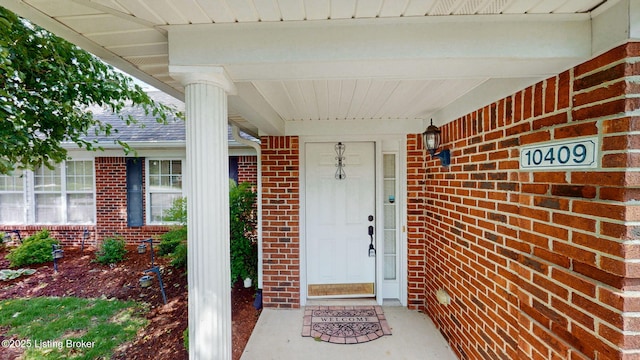 10409 Pine Glen Cir, Louisville, KY 40291 - entrance to property featuring brick siding