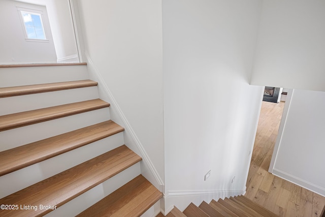 4907 Sycamore Ridge Ln, La Grange, KY 40031 - stairway with wood finished floors