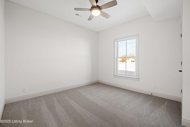 4907 Sycamore Ridge Ln, La Grange, KY 40031 - unfurnished room with carpet floors, ceiling fan, and baseboards