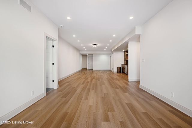 4907 Sycamore Ridge Ln, La Grange, KY 40031 - spare room featuring light wood-style flooring, recessed lighting, and baseboards