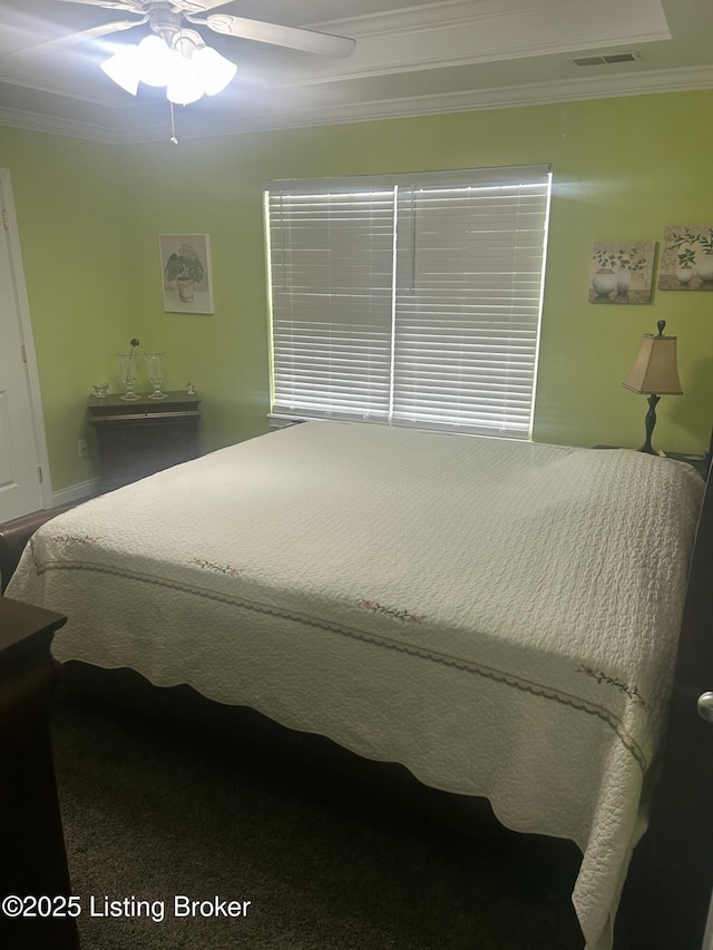 105B Twin Oaks Dr, Bardstown, KY 40004 - bedroom with crown molding and ceiling fan
