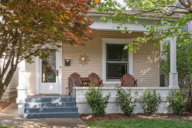 2023 Alta Ave, Louisville, KY 40205 - doorway to property with covered porch