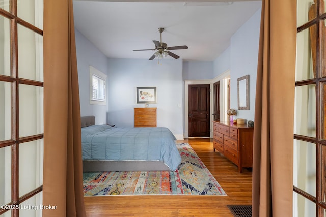 2023 Alta Ave, Louisville, KY 40205 - bedroom with wood finished floors and ceiling fan
