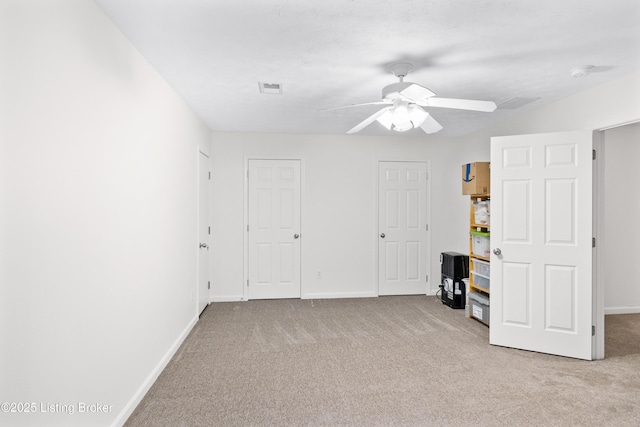10119 Vista Springs Way, Louisville, KY 40291 - unfurnished bedroom with carpet floors, baseboards, and ceiling fan