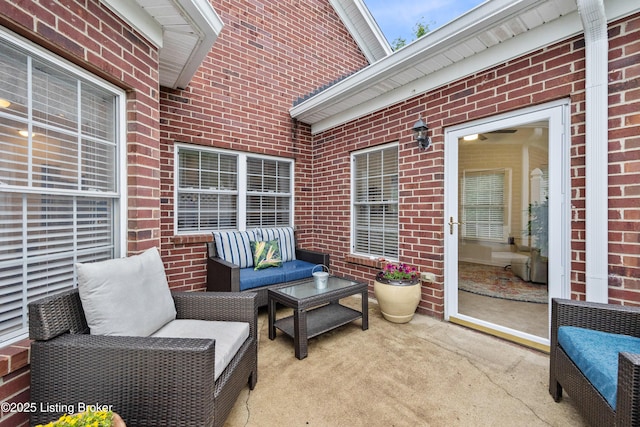 10119 Vista Springs Way, Louisville, KY 40291 - view of patio / terrace featuring outdoor lounge area