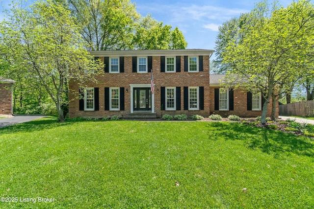1312 Pollitt Ct, Louisville, KY 40223 - colonial home with brick siding
