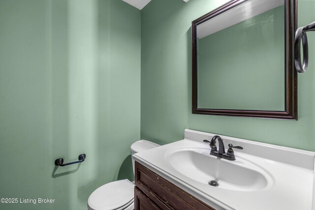 1312 Pollitt Ct, Louisville, KY 40223 - half bathroom with toilet and vanity