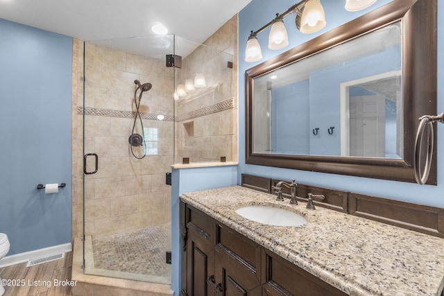 1312 Pollitt Ct, Louisville, KY 40223 - full bath with a shower stall, vanity, and toilet