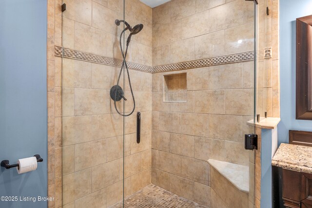 1312 Pollitt Ct, Louisville, KY 40223 - bathroom featuring a shower stall