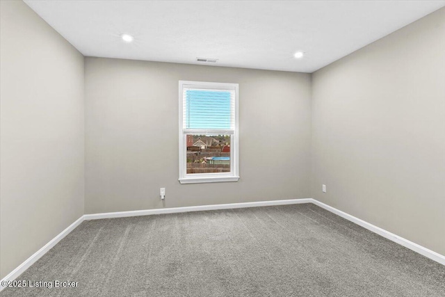 102 Limestone Ct, Shepherdsville, KY 40165 - empty room featuring carpet flooring, baseboards, and recessed lighting