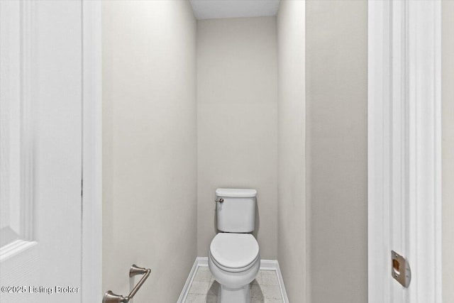 102 Limestone Ct, Shepherdsville, KY 40165 - bathroom with toilet, baseboards, and tile patterned floors