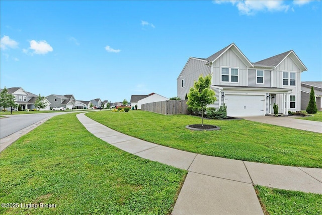 102 Limestone Ct, Shepherdsville, KY 40165 - view of property exterior featuring board and batten siding, a garage, driveway, and a residential view
