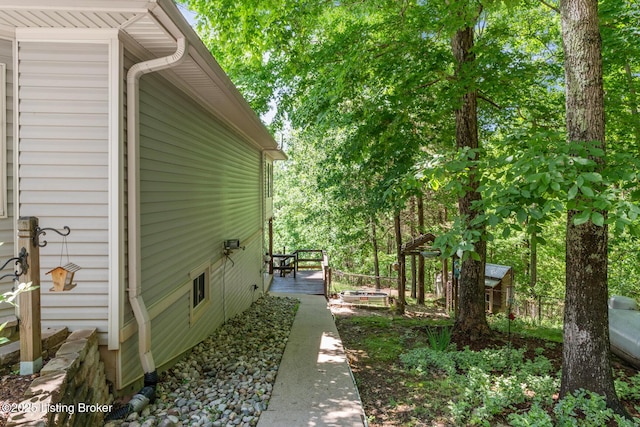 94 Tarnwood Dr, Brandenburg, KY 40108 - view of home's exterior featuring a deck