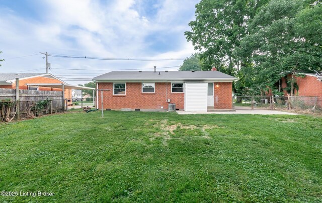1057 Hillview Blvd, Shepherdsville, KY 40229 - back of house with brick siding and cooling unit