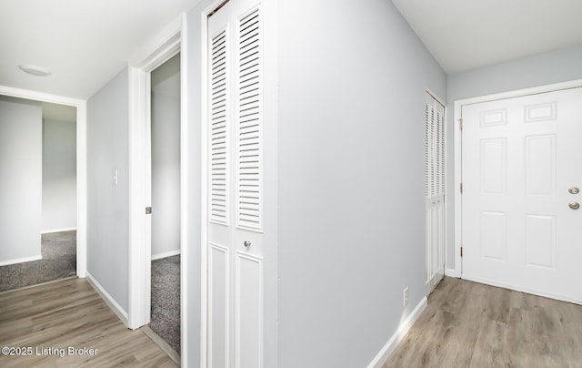 1057 Hillview Blvd, Shepherdsville, KY 40229 - corridor with wood finished floors and baseboards