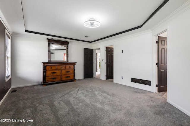 6820 Grandfield Rd, Louisville, KY 40258 - unfurnished bedroom featuring carpet floors, ornamental molding, and baseboards