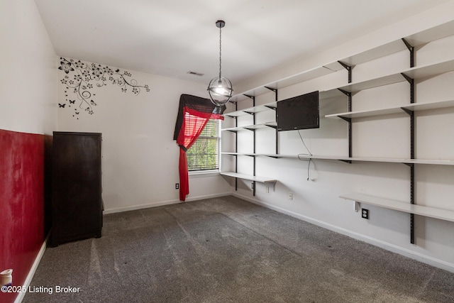 6820 Grandfield Rd, Louisville, KY 40258 - unfurnished dining area featuring carpet and baseboards