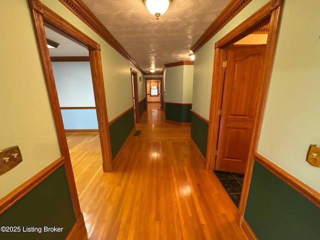 5309 Bardstown Rd, Springfield, KY 40069 - hall with crown molding and wood finished floors