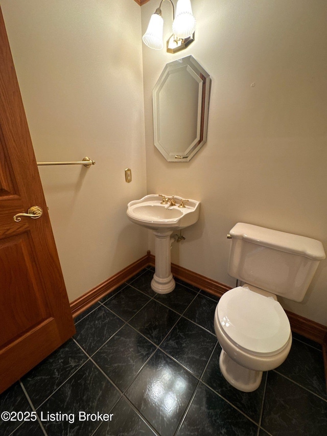 5309 Bardstown Rd, Springfield, KY 40069 - half bathroom with tile patterned floors