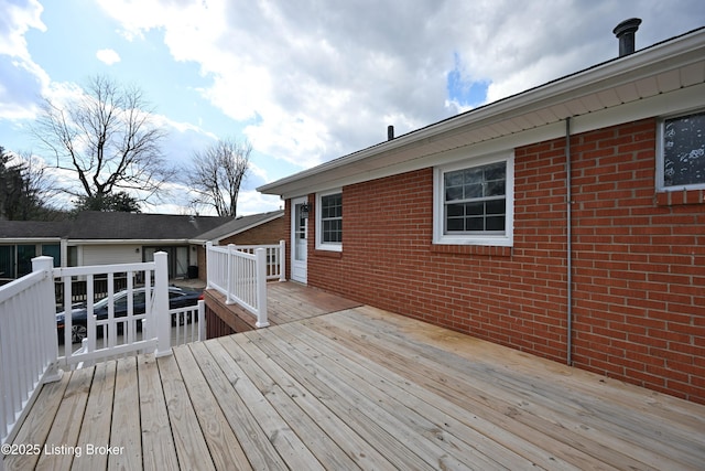 7514 Pimlico Dr, Louisville, KY 40214 - view of wooden terrace