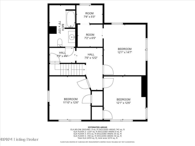 621 S 41st St, Louisville, KY 40211 - floor plan / room layout