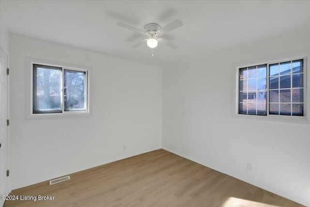 4104 Hispanyola Ct, Louisville, KY 40229 - unfurnished room featuring ceiling fan and wood finished floors
