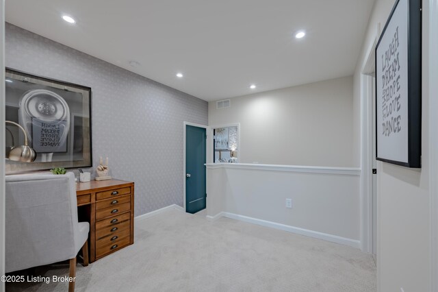 101 Exploration Unit 61A, Shelbyville, KY 40065 - carpeted home office with recessed lighting and baseboards