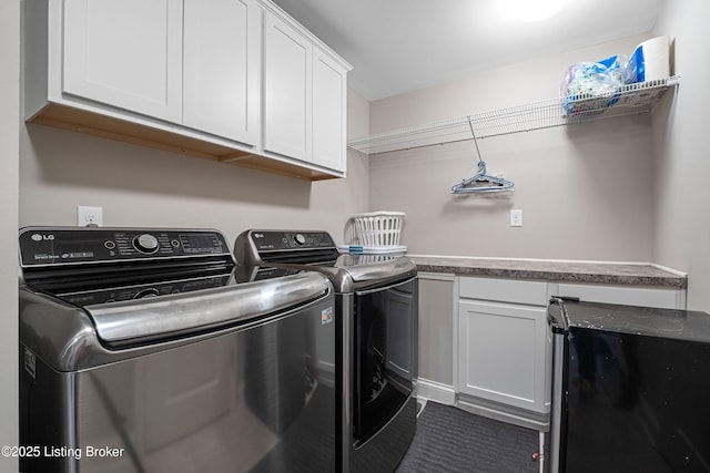 18001 Teton Ridge Ct, Louisville, KY 40245 - washroom featuring separate washer and dryer and cabinet space