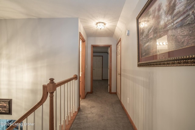 17 Bittersweet Pl, Brandenburg, KY 40108 - hall featuring an upstairs landing, light colored carpet, and baseboards