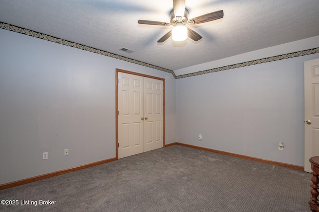17 Bittersweet Pl, Brandenburg, KY 40108 - unfurnished bedroom featuring carpet floors, baseboards, ceiling fan, and a closet