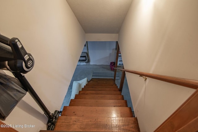 17 Bittersweet Pl, Brandenburg, KY 40108 - stairs featuring a textured ceiling