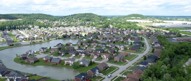 134 Wood Duck Ct, Shepherdsville, KY 40165 - aerial view of property's location featuring a large body of water and nearby suburban area