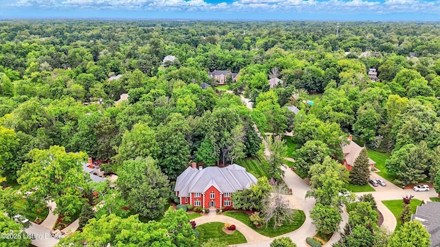 1014 Anchorage Woods Cir, Anchorage, KY 40223 - drone / aerial view of a heavily wooded area
