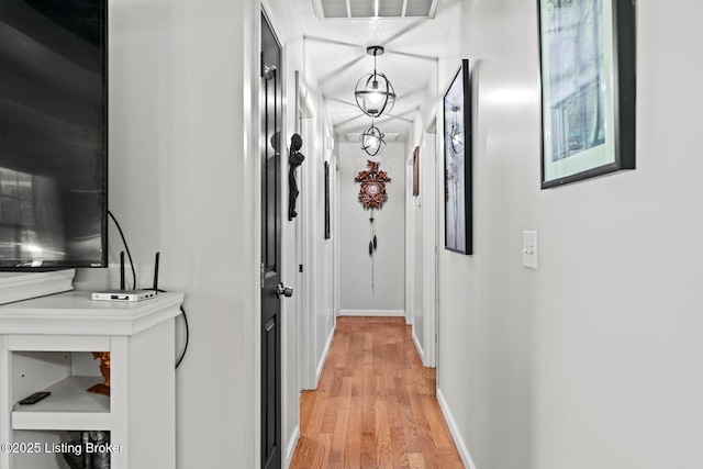 2327 Highgrove Rd, Coxs Creek, KY 40013 - hall with light wood-style floors and baseboards