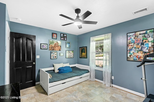 2327 Highgrove Rd, Coxs Creek, KY 40013 - bedroom with baseboards and ceiling fan