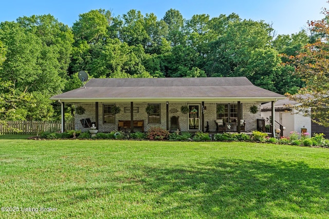 2327 Highgrove Rd, Coxs Creek, KY 40013 - view of front of house featuring a porch and brick siding