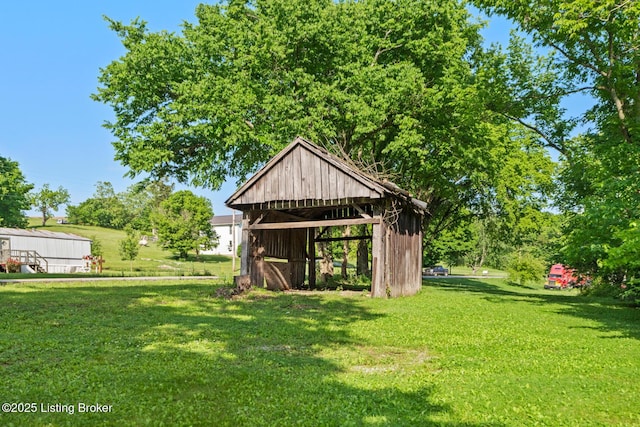 2327 Highgrove Rd, Coxs Creek, KY 40013 - view of grassy yard featuring an outbuilding