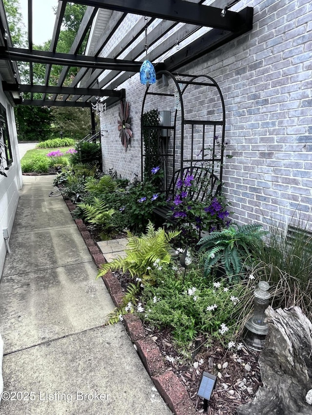 2327 Highgrove Rd, Coxs Creek, KY 40013 - view of patio / terrace with a pergola