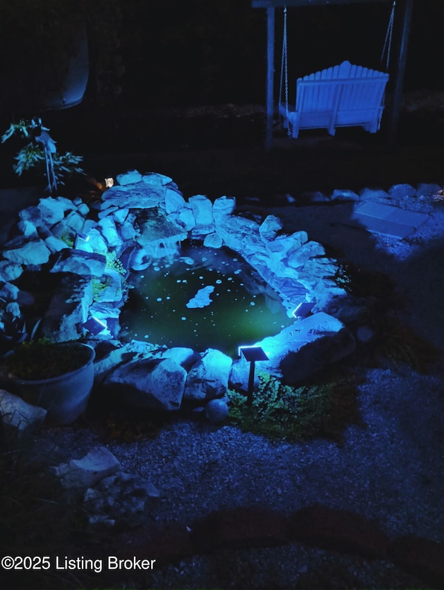 2327 Highgrove Rd, Coxs Creek, KY 40013 - exterior view of a garden pond