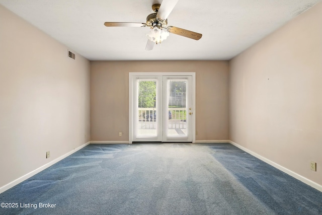 1815 Gardiner Ln Unit C29, Louisville, KY 40205 - carpeted empty room with ceiling fan and baseboards