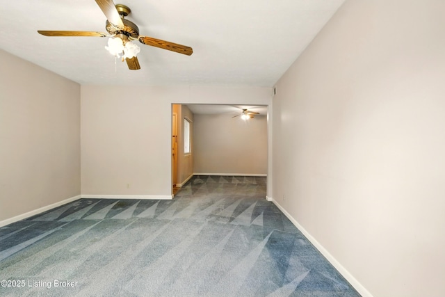 1815 Gardiner Ln Unit C29, Louisville, KY 40205 - unfurnished room with carpet flooring, a ceiling fan, and baseboards