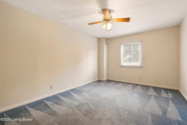 1815 Gardiner Ln Unit C29, Louisville, KY 40205 - unfurnished room with carpet, a ceiling fan, and baseboards
