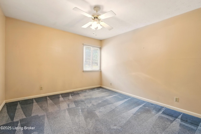 1815 Gardiner Ln Unit C29, Louisville, KY 40205 - carpeted spare room with ceiling fan and baseboards
